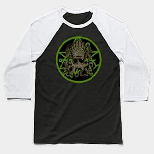 Cthulhu Badge Baseball T-Shirt